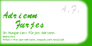 adrienn furjes business card